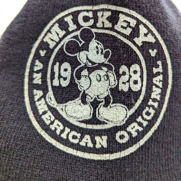 Disney Parks Authentic Mickey American Original Navy Winter Beanie Hat - Picture 3 of 4